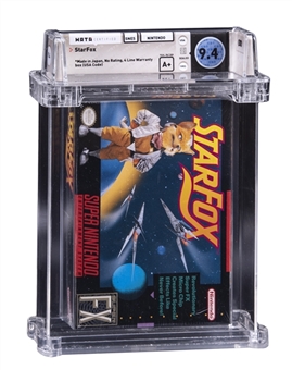 1993 SNES (USA) "Star Fox" Sealed Video Game - WATA 9.4/A+